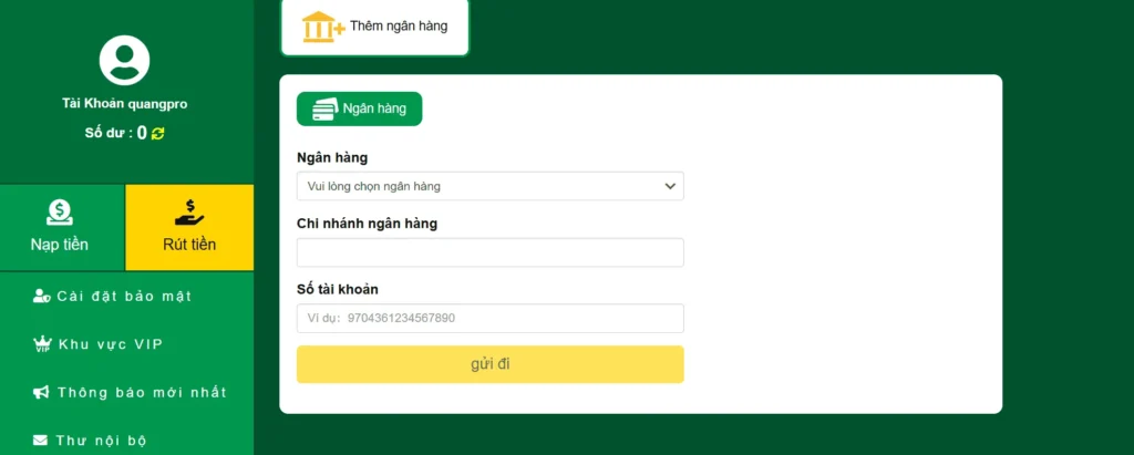 8344 rút tiền